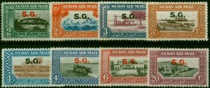 Sudan 1950 Air Set of 8 SG059-066 V.F MNH