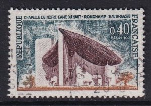 France  #1101 used 1965 Chapel 40c