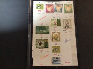 Sudan mounted mint & used stamps on page Ref 60696 