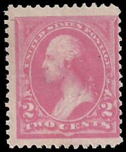 # 248 Pink Mint Hinged George Washington