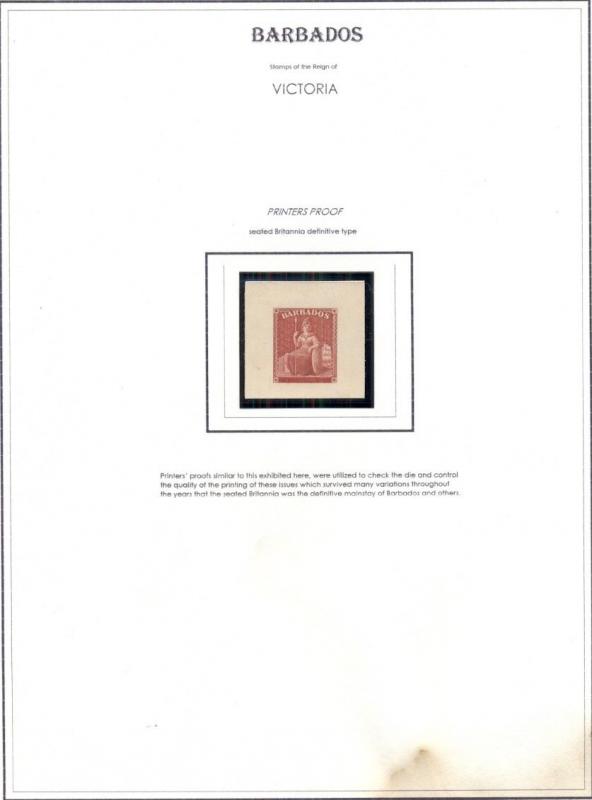 BARBADOS COLLECTION 1852-1999, nearly complete, Mint or unused, Scott $29,992.00