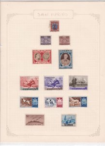 San Marino Stamps Page Ref 33226