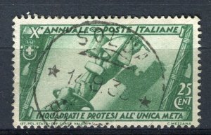 ITALY; 1932 early Fascist March Anniv. fine used 25c. value