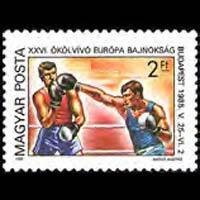 HUNGARY 1985 - Scott# 2918 Euro.Boxing Champ. Set of 1 NH