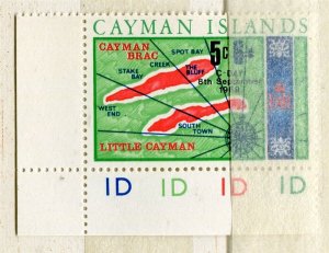 CAYMAN ISLANDS; 1969 early QEII Pictorial C-DAY issue MINT MNH CORNER 5c.