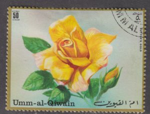 UAE Umm Al Qiwain Unlisted Sutter's Gold Rose 1971