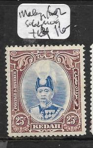 MALAYA KEDAH   (P0105BB)  25C  SG 62  MOG