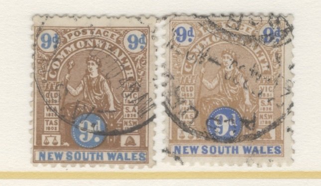 New South Wales, Scott #128-128b