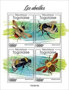 2024/01 - TOGO - BEES       4V  complet set    MNH **