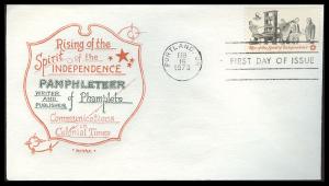 #1476 Printers and Patriots Artopages FDC