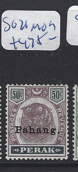 MALAYA  PAHANG  (P1412B) TIGER 50C  SG 21  MOG   BACK SCAN ADDED