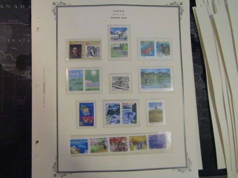 Japan Prefecture, Z1-Z827, ZB1-ZB2, MNH/OG, Complete 1989-2007