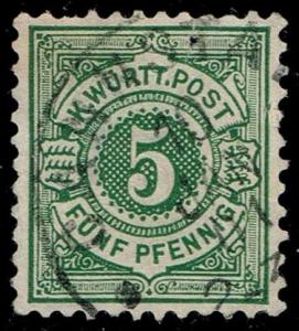 Germany-Wurttemberg #59 Numeral; Used (0.55)