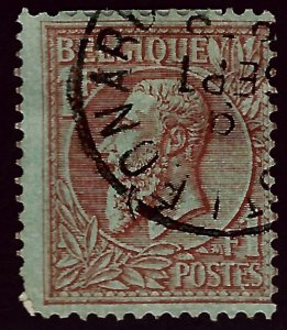 Belgium #54 Used Fine hr Value $17.50...Bid to Win!!