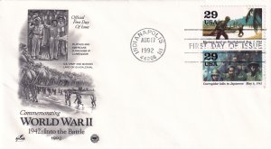 1992, Into the Battle-WW2-1942, Art Craft/PCS, FDC (E11284)