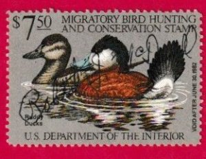 US SCOTT#RW48 - 1981 FEDERAL DUCK STAMP - USED