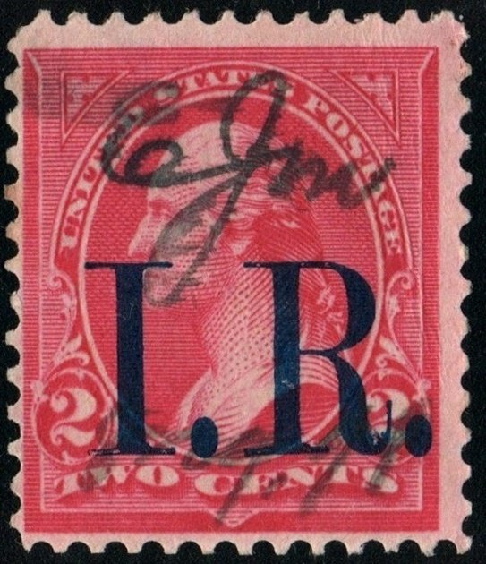 R155 2¢ Internal Revenue Stamp (1898) Used