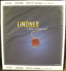 15544   CANADA   -   LINDNER ALBUM SUPPLEMENT 2015         SRP$ 85.00