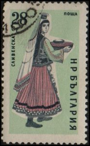 Bulgaria 1132 - Used - 28s Sliven Costume (1961)