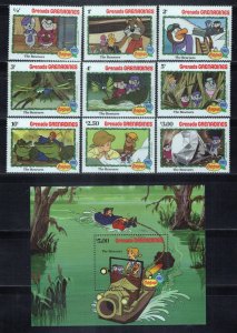 Grenada Grenadines 519-528 MNH Disney Christmas The Rescuers ZAYIX 0701M0088