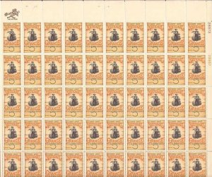 US Stamp 1967 National Grange 50 Stamp Sheet - Scott #1323