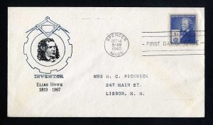 # 889 to 893 First Day Covers with various cachets dated 1940 - # 6