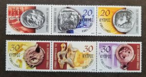 *FREE SHIP Cyprus Post & Philately 2002 Coin Archaeology Currency (stamp) MNH