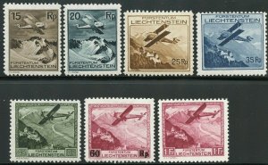 LIECHTENSTEIN AIRMAILS SCOTT#C1/C6 & C14  MINT NH---SCOTT VALUE $648.00