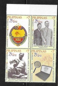 Philippines 2011 National Bureau of Investigation Block MNH C17