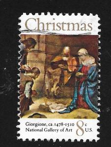 SC# 1444 - (8c) - Christmas, Adoration of the Shepards, Used