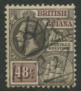 British Guiana - Scott 198 - KGV Definitive -1921 - VFU - Single 48c Stamp