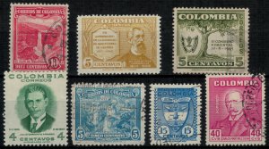 Colombia #570-6*/u  CV $1.95