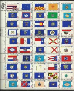 # 1633-82 1976 MINT NEVER HINGED STATE FLAGS SHEET