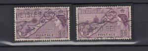 Bermuda QEII 1953 3d Sandy's Parish Apostrophe Error/Flaw JK2661