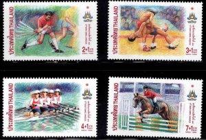 THAILAND Scott B84-87 MNH**Asian Games Bangkok semi-postal set