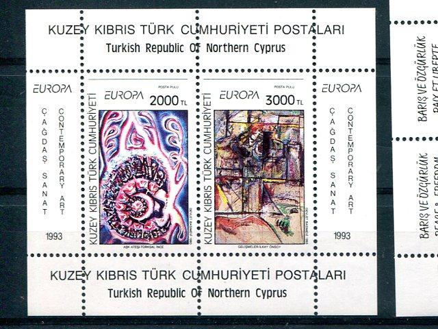 Turkey 1993, 1995 Europa sheets VF NH - Lakeshore Philatelics