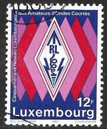 LUXEMBOURG 1987 Amateur Radio Operators Network Issue Sc 767 VFU