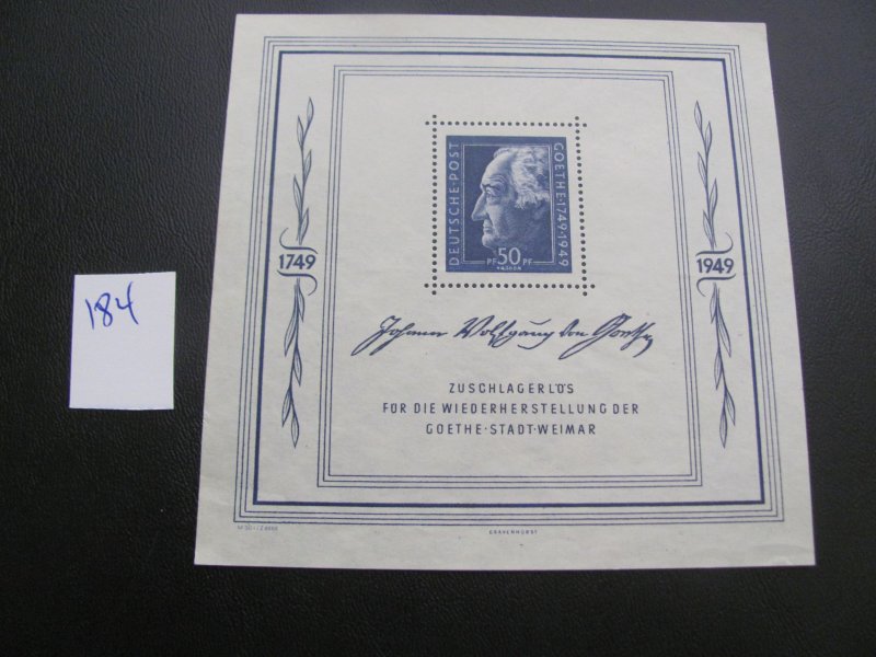 GERMANY SBZ RUSSIAN OCCUPATION 1949 MNH SC 10NB11 XF  (184)