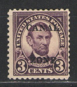 Canal Zone 1925 Sc# 85 MH VG