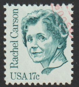 SC# 1857 - (17c) - Rachel Carson, Used Single