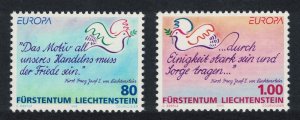 Liechtenstein Birds Europa 2v 1995 MNH SG#1094-1095 MI#1103-1104