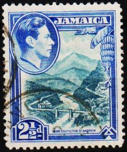 Jamaica. 1938 2 1/2d S.G.125 Fine Used