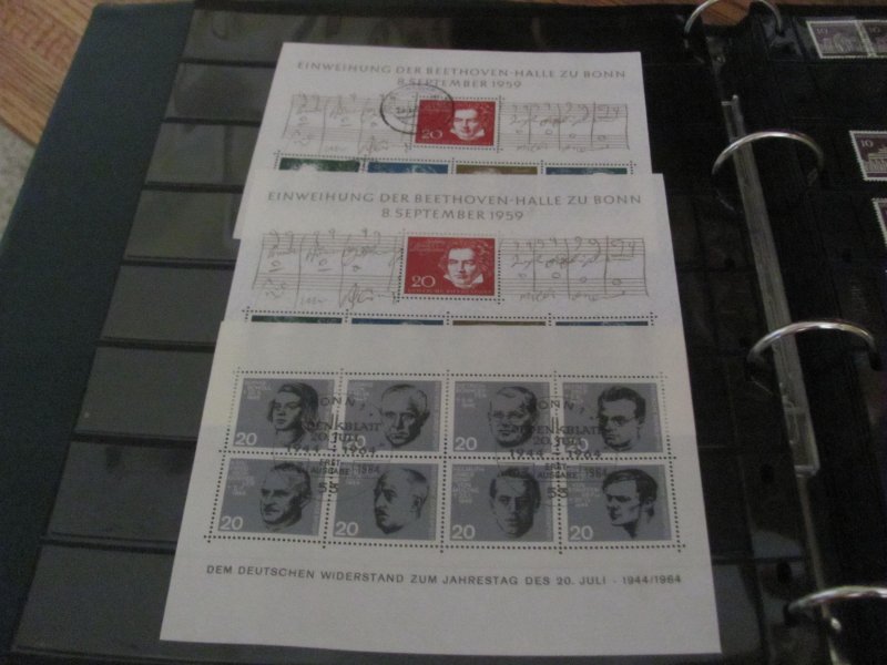 GERMANY 1959 TO 1975  STOCK BOOK MNH COMPLETE USED COMPLETE (124)