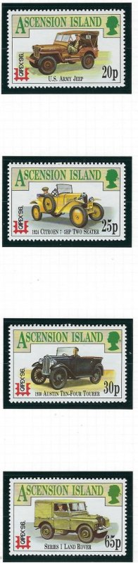 Ascension 636-39 MNH 1996 Island Transpot