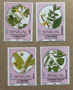 Senegal 1990 Medicinal Plants, MNH. Scott 901-904, CV $5.25