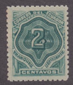 Ecuador J2 Postage Due 1896