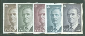 Spain #2734-2738 Mint (NH) Single (Complete Set)