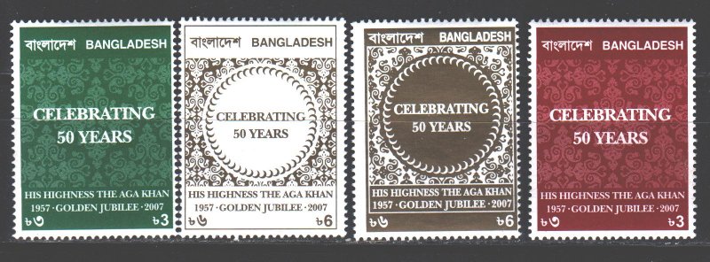 Bangladesh. 2008. 907-10. 50 years Aga Khan leader of the Ismaili community. ...