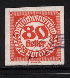 Austria 1920  Scott #J101 used