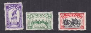 PANAMA, 1954 General Herrero set of 3, lhm.